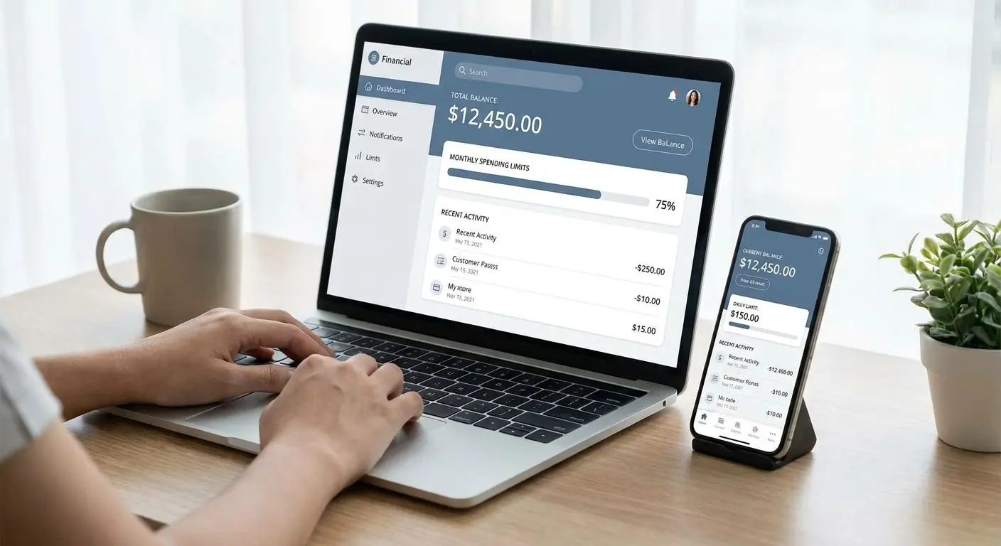 Dashboard de gestão de banca e limites da conta Solverde