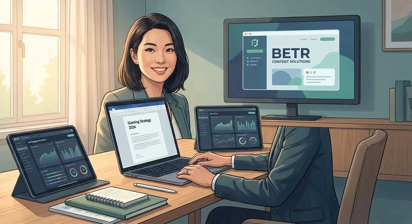 Avatar ilustrado de autor especializado em conteúdos de bónus online