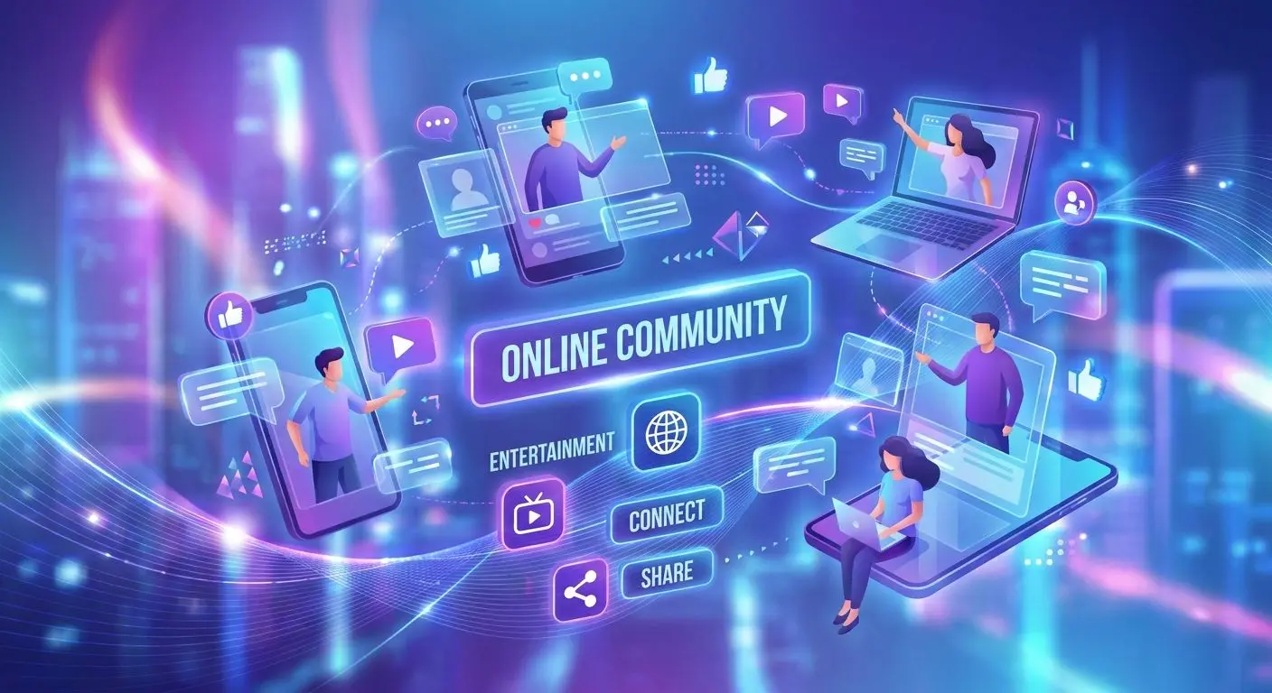 Comunidade online a acompanhar novidades nas redes sociais