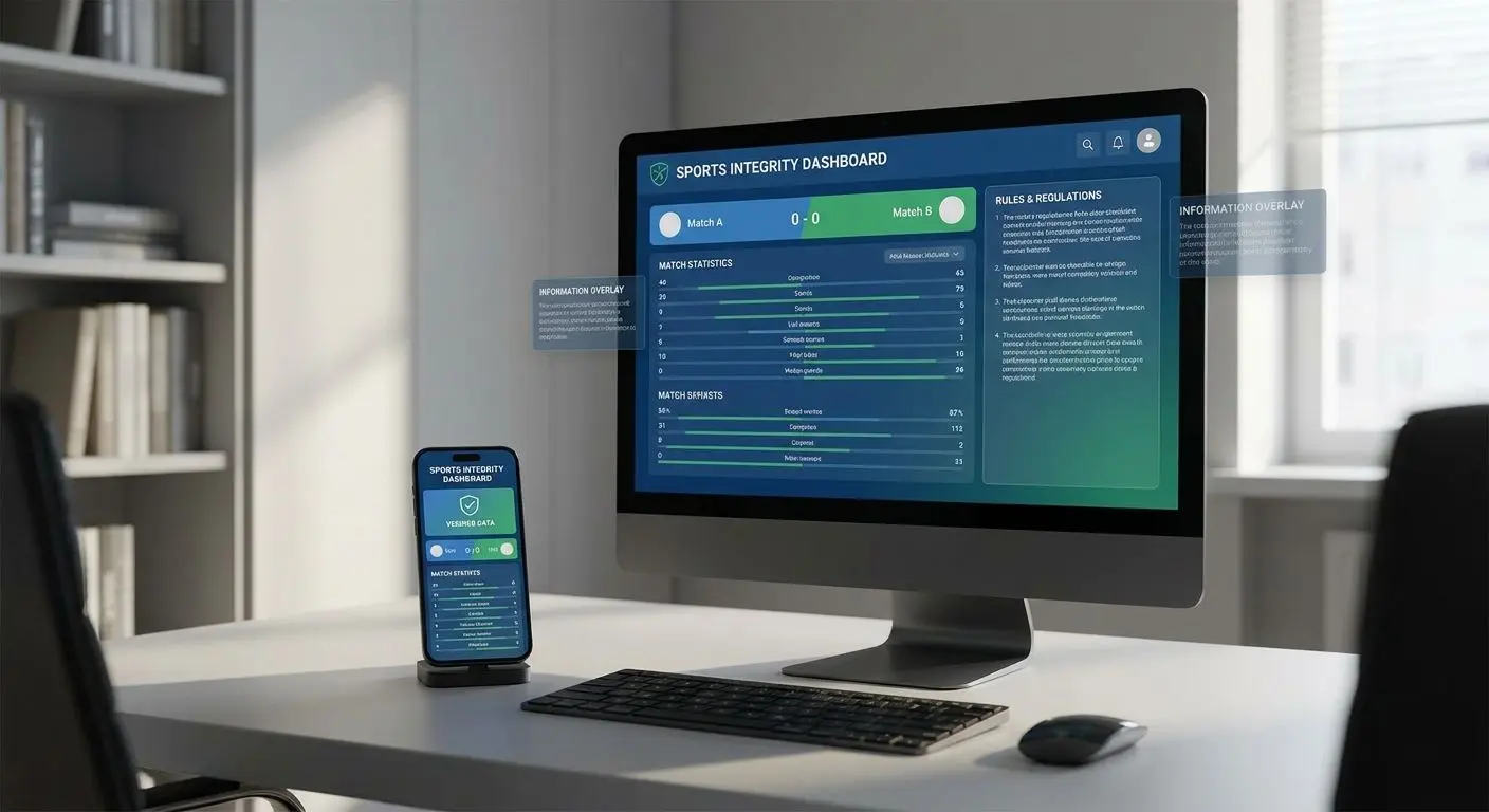 Interface informativa sobre regras e responsabilidade em apostas desportivas